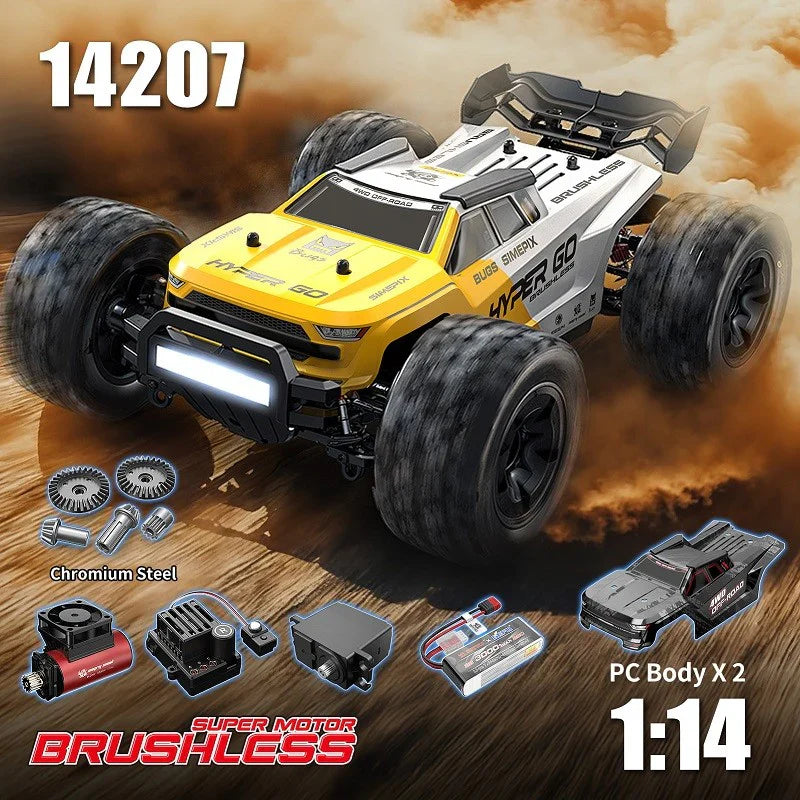  MJX Hyper Go 14207 1:14 Brushless 4WD RC truck-53km/h