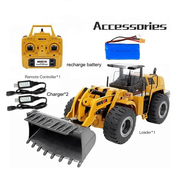 1:14 Scale RC Wheel Loader with Metal Bucket