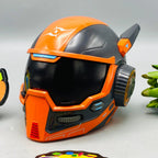 1:64 miniature RC sports car black orange racing model