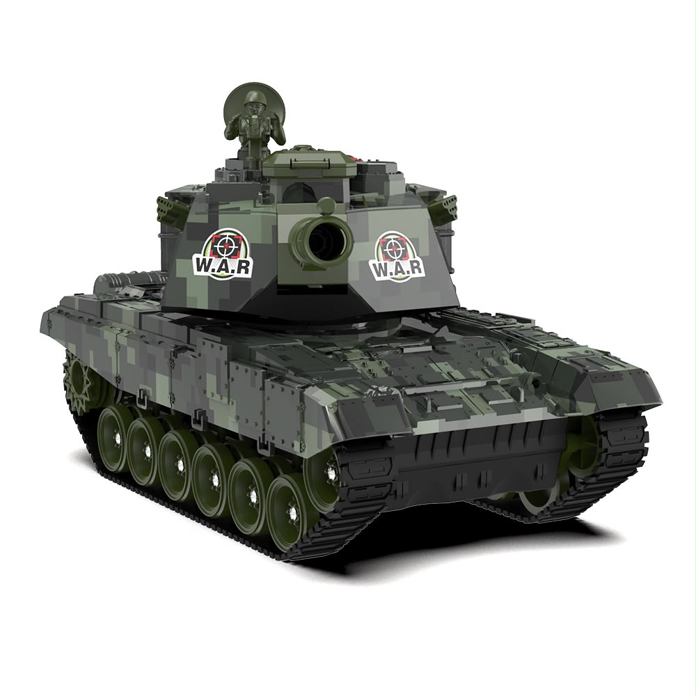 2.4GHz RC Military Tank with Tracked Drive