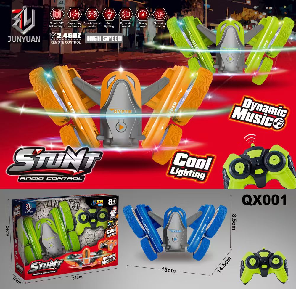 360 Degree Rotation QX001Z Gesture RC Car