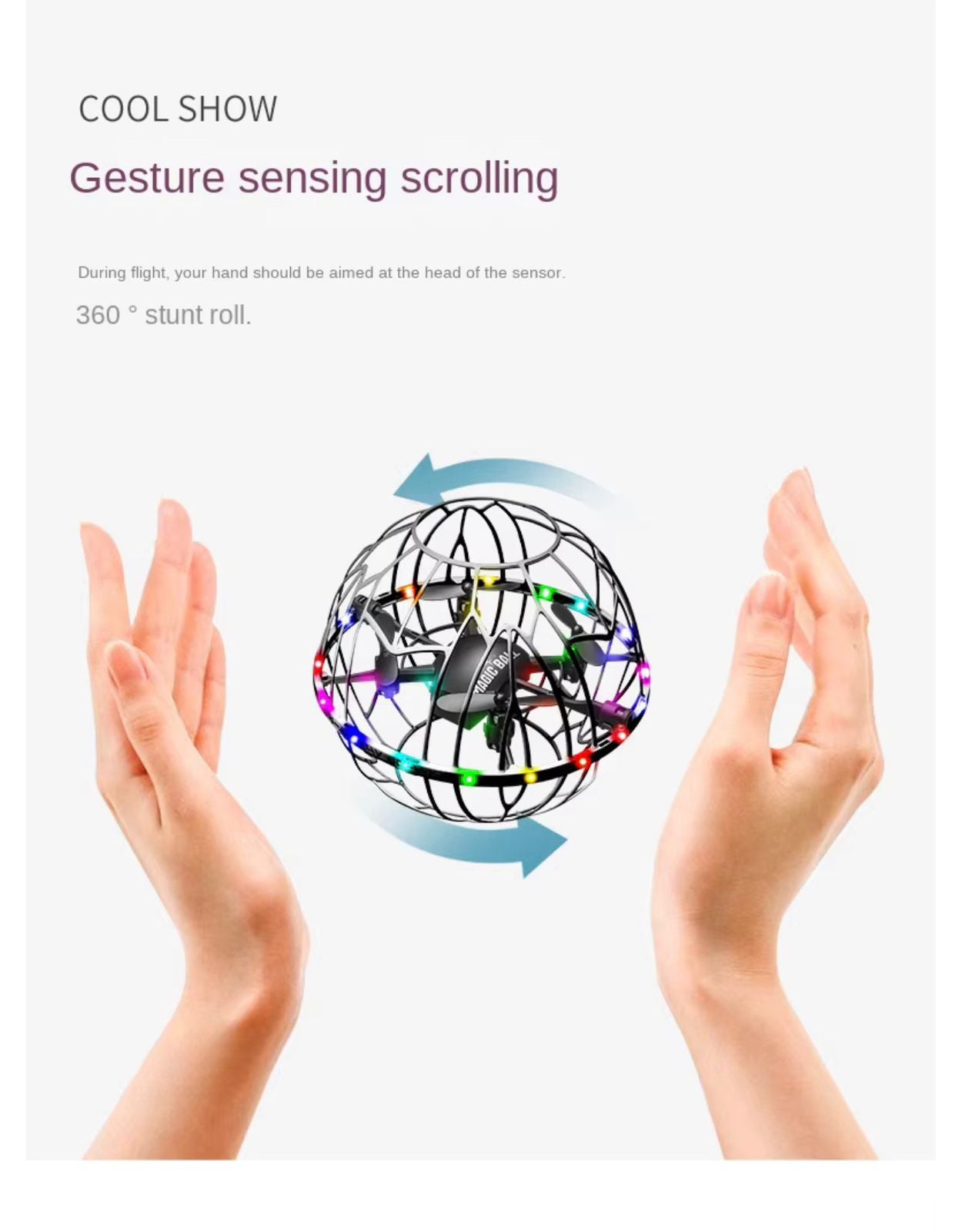 4DRC 4D-V49 Series Magic Ball Gesture-Controlled Drone