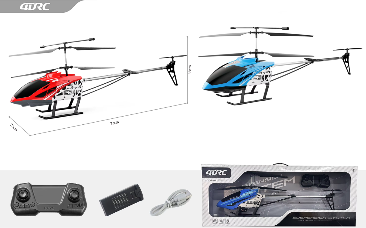 4DRC M4 Huge 72cm RC Helicopter box