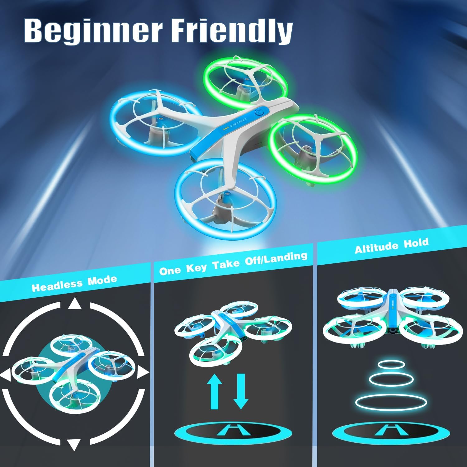 4DRC V33 Mini Quadcopter Front View