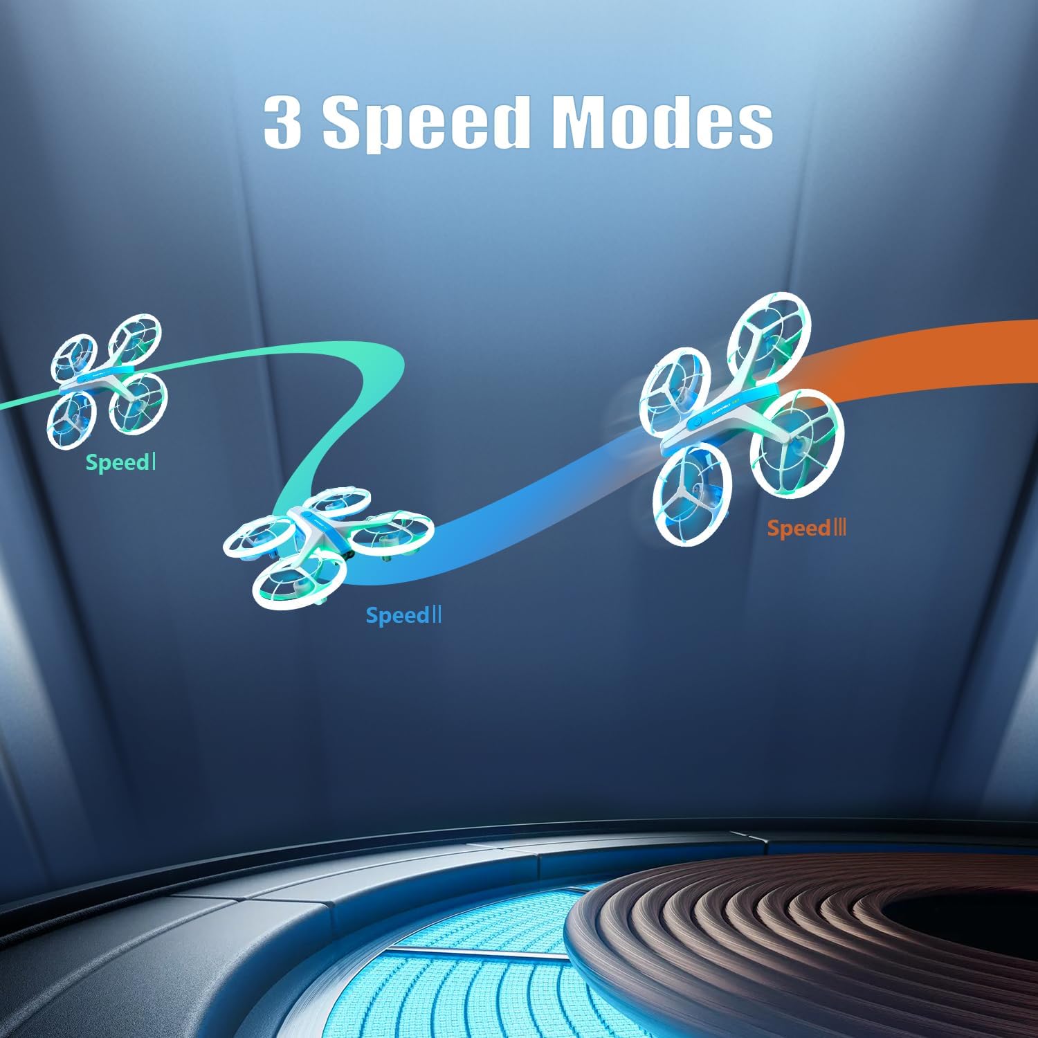 4DRC V33 RC Drone with Protective Guards