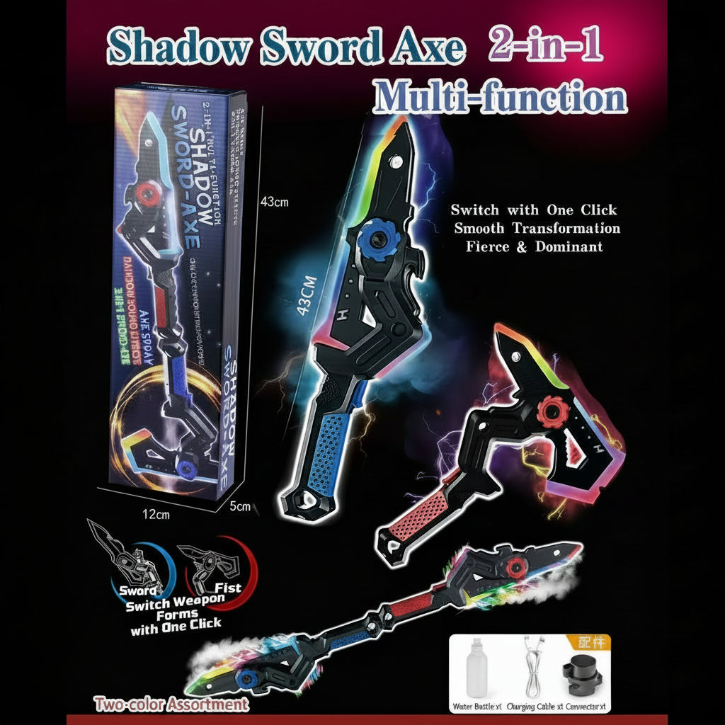 2-in-1 Shadow Sword Axe 999 multifunctional action toy