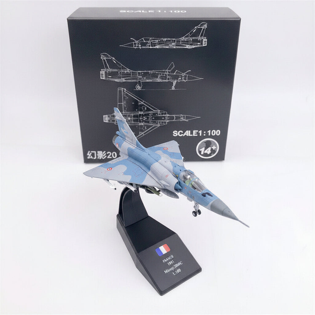 AMER COM French Air Force Mirage 2000C Fighter Jet 1:100 Diecast Aircraft Model
