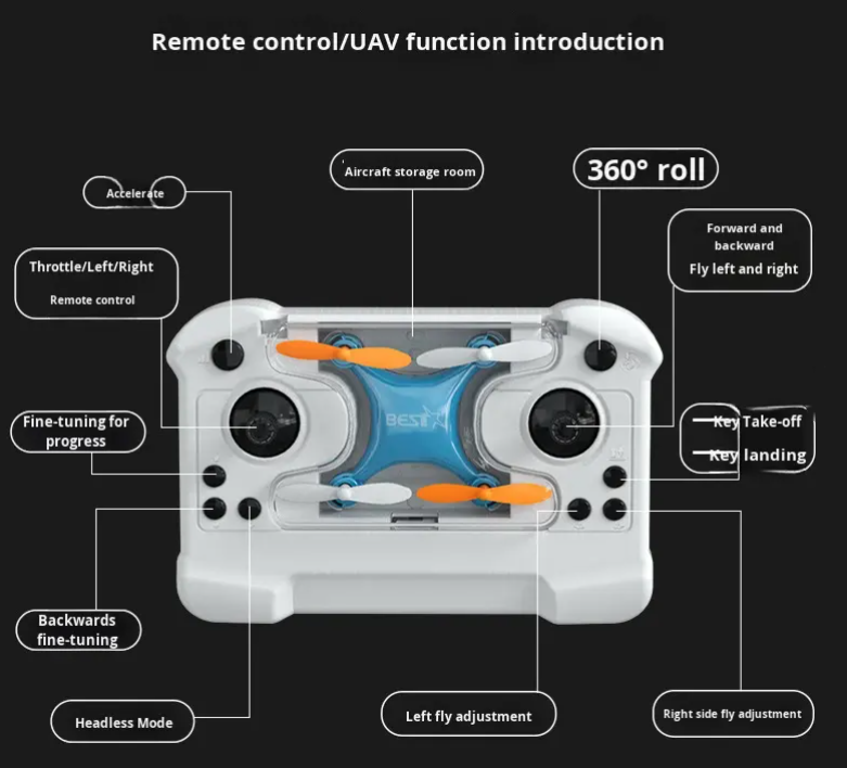 Aerobat HKX72 RC Pocket Drone