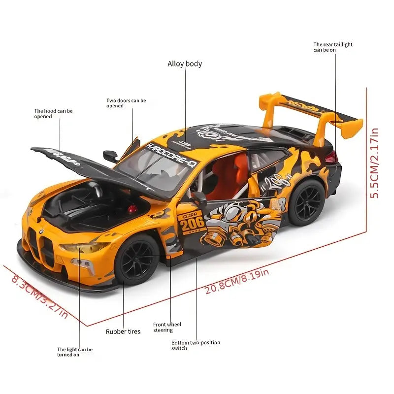 BMW M4 GT3 1:24 Scale Alloy Car Model