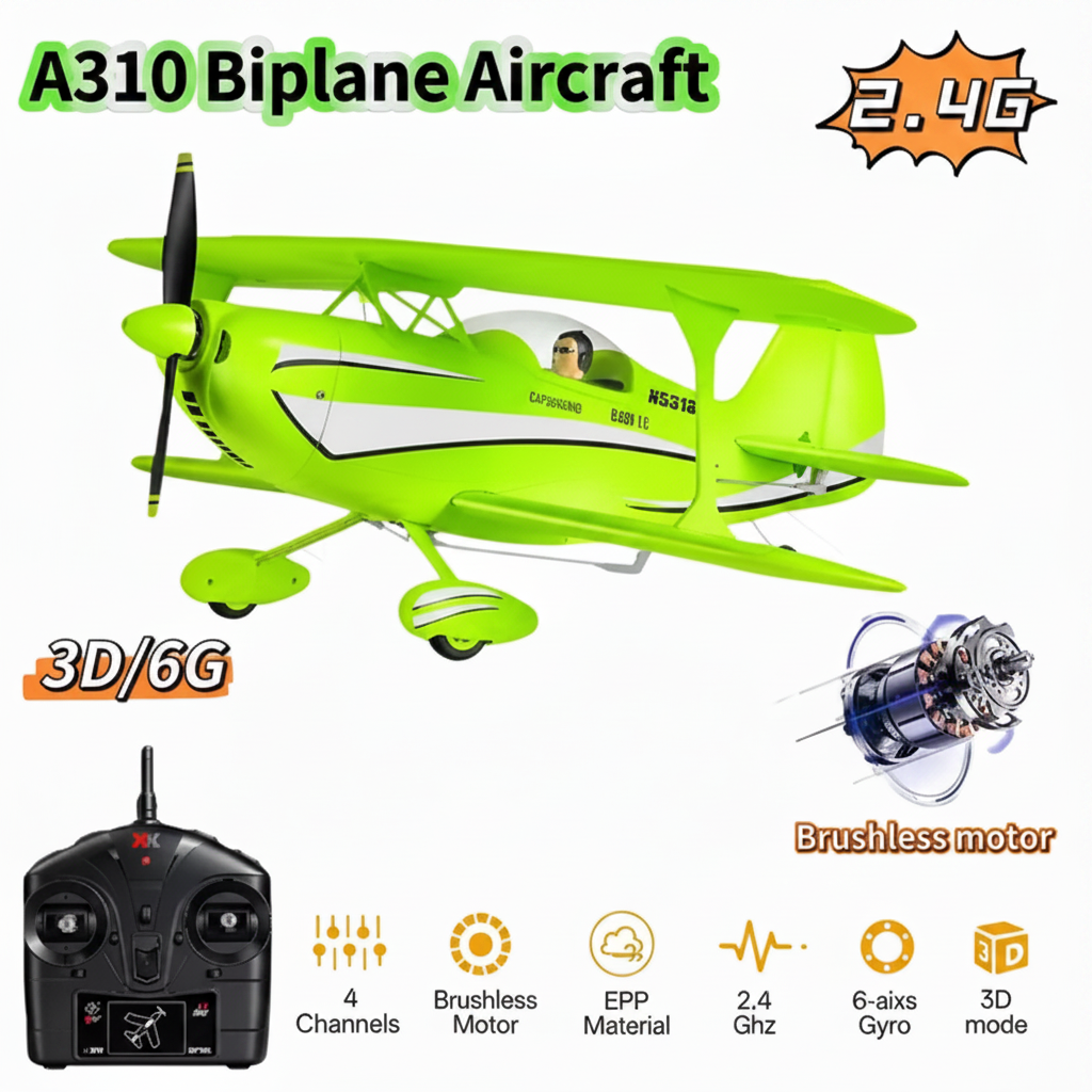 Brushless RC Airplane Front View