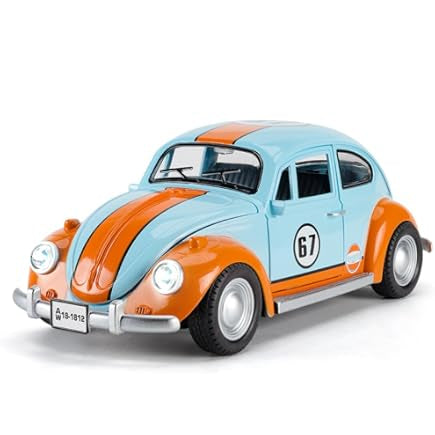 CCA 1.38 VOLKSWAGEN vintag BEETLE 1967 Gulf Diecast Car