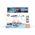 CCA 67277F Gulf Gas Station 1:72 Volvo & 1:40 MCLaren Diecast Model