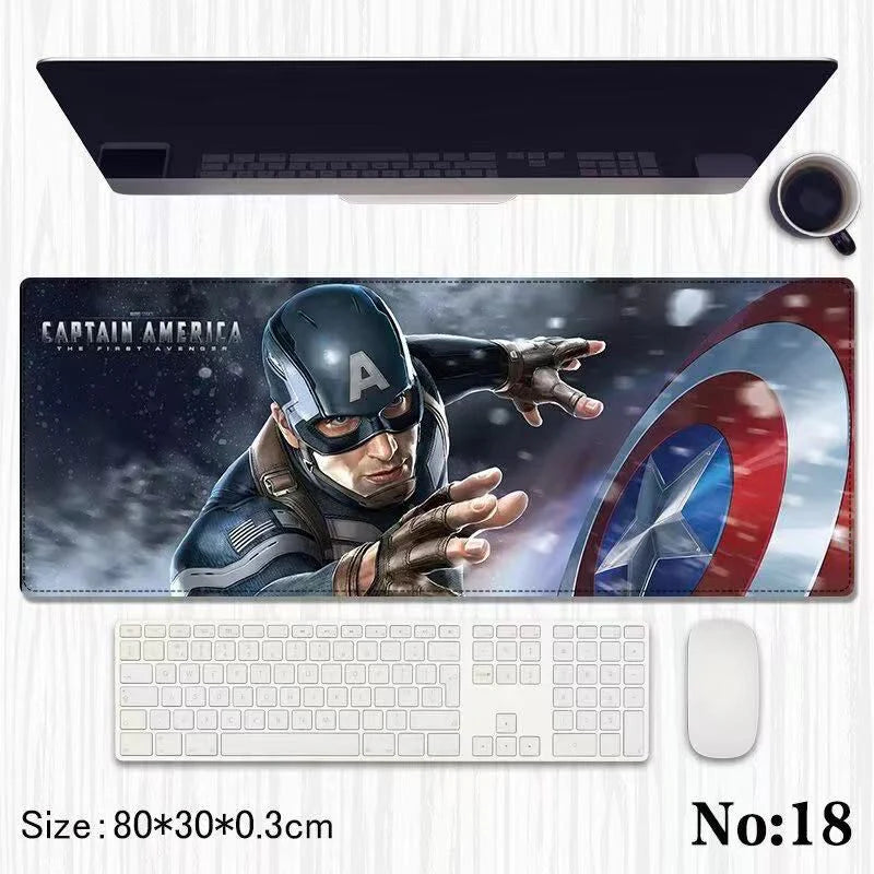 Captan Amrica  Keyboard & Mouse Mat 18