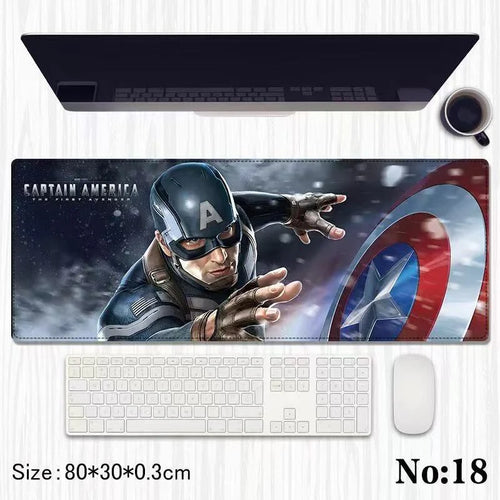 Captan Amrica  Keyboard & Mouse Mat 18