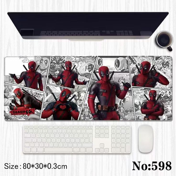 Deadpool Keyboard & Mouse Mat