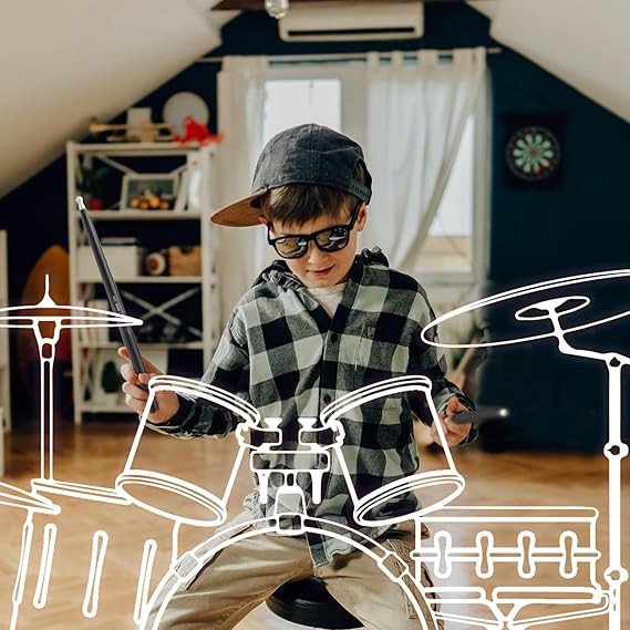 Electronic Air Drum with Sticks