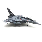 French Air Force Rafale B Camouflage Fighter Jet Alloy Aircraft Model with Display Stand