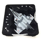 French Air Force Rafale B Camouflage Fighter Jet Alloy Aircraft Model with Display Stand