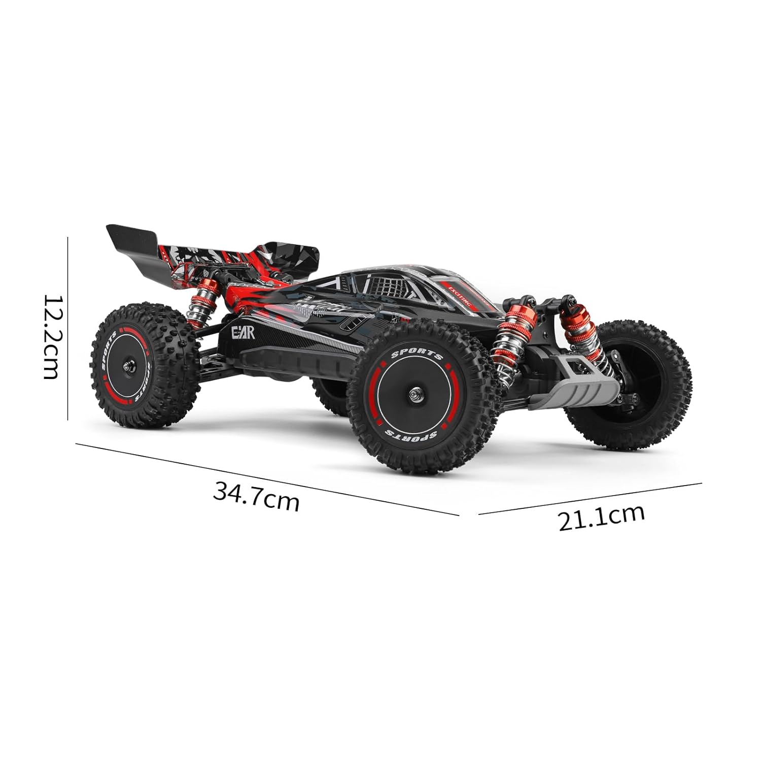 GoolRC WLtoys 124010 1:12 Off Road RC Buggy Truck 4WD 55KM/H