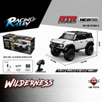 HB Toys R1005-2 Light Grey 1:10 Ford bronco Upgraded version RC rock crawler