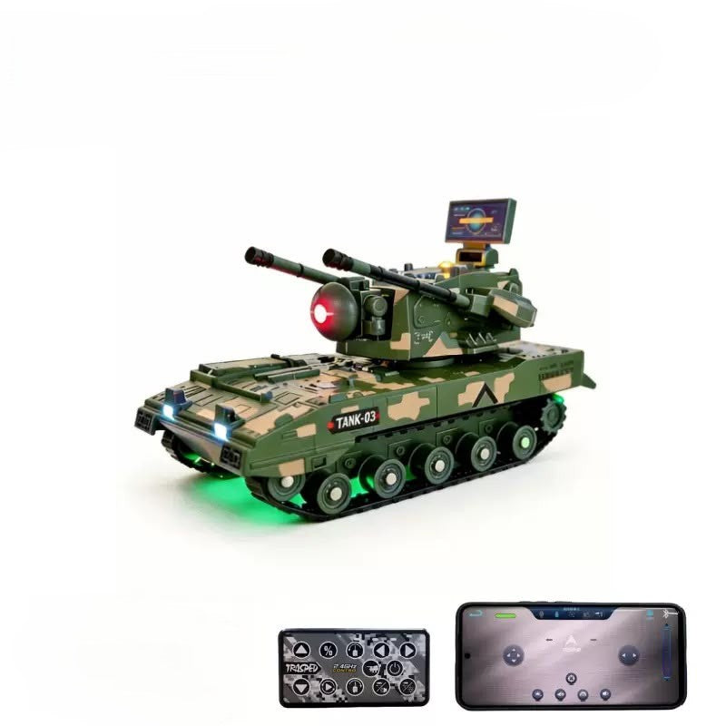 HG4-538 1:64 camouflage mini RC tank with rotating turret
