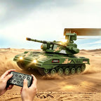 HG TRASPED mini alloy RC tank with LED lights and sound effects