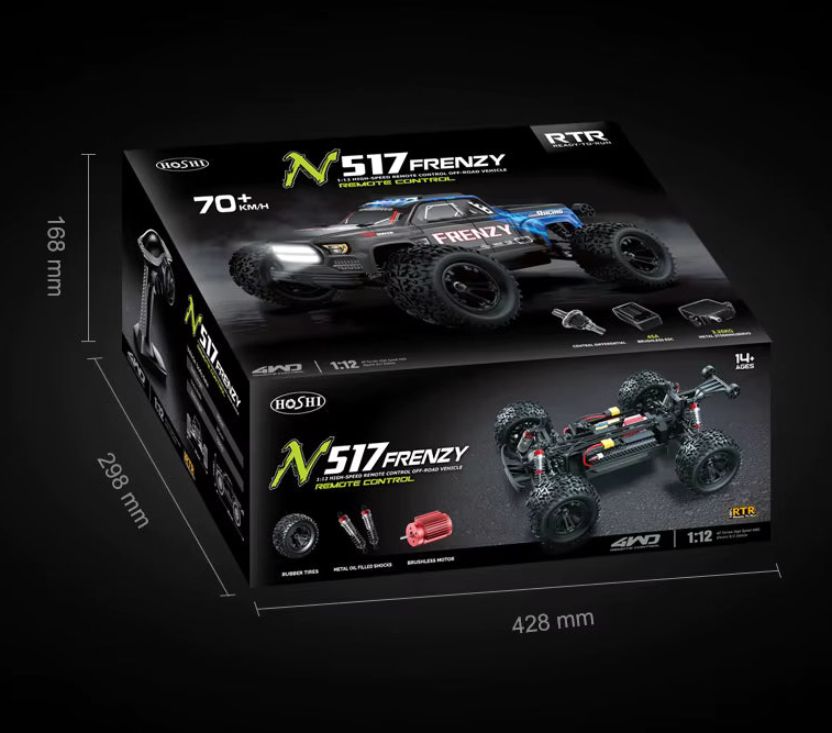 HOSHI N517 brushless RC truck box