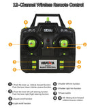 HUINA 1537 Heavy Duty RC Cement Mixer remote