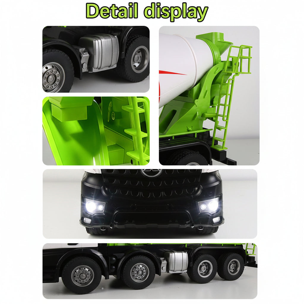 HUINA 1537 RC Mixer Drum Construction Vehicle