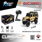 Hb Toys ZP1005 1:10 Land Rover Defender Yellow 4WD RTR RC Rock Crawler