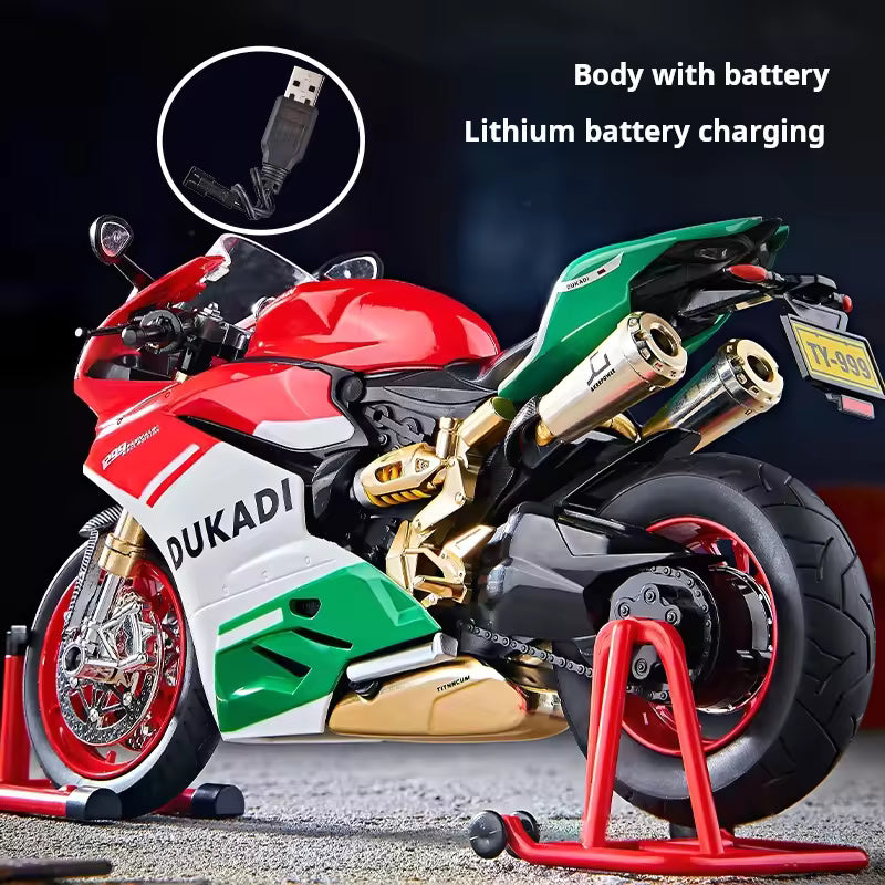 TY 8678B Ducati 1299 1:9 Alloy Diecast Motorcycle