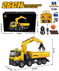 Huina 1538 1 14 RC Dump Truck with Alloy Timber Grabber