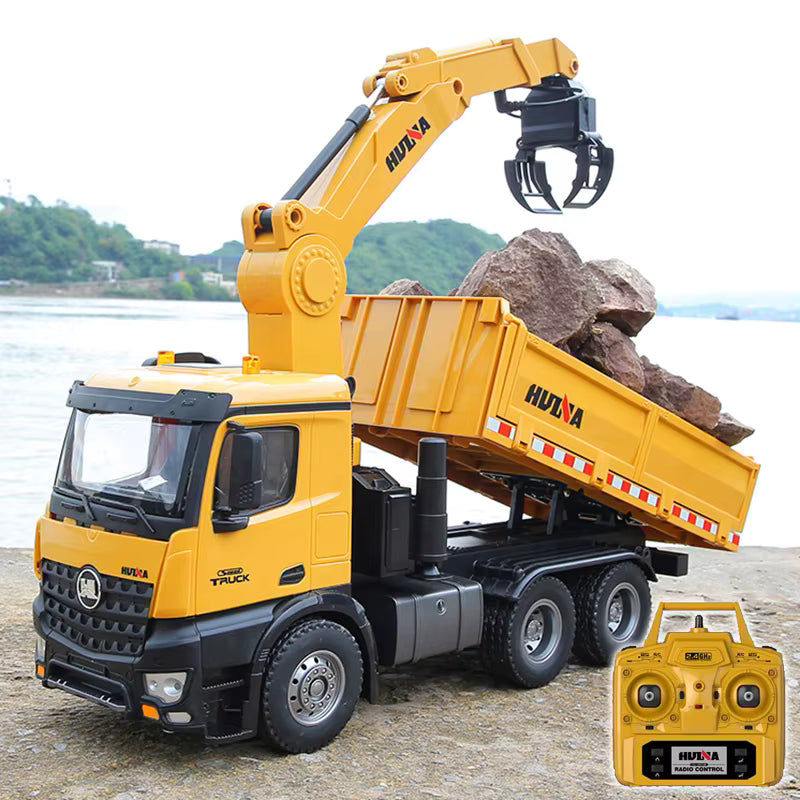 Huina 1538 RC Truck with Timber Grab Attachment