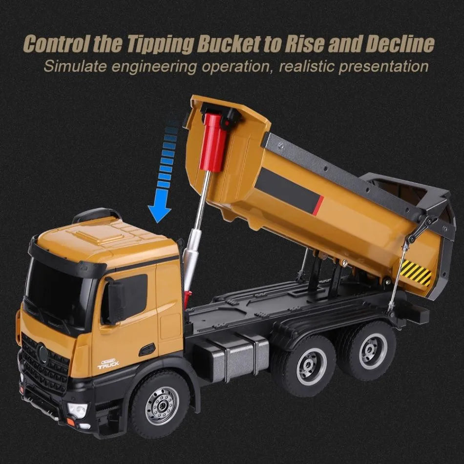Huina 1573 1:14 RC Dump Truck
