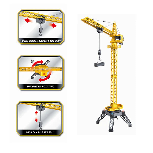 Huina 1585 Construction Site Crane with Remote Control