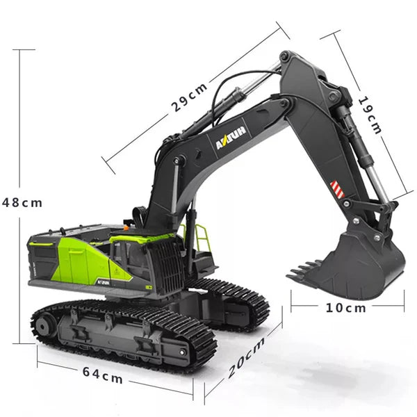 Huina 1593 Heavy Duty RC Excavator Outdoor Operation