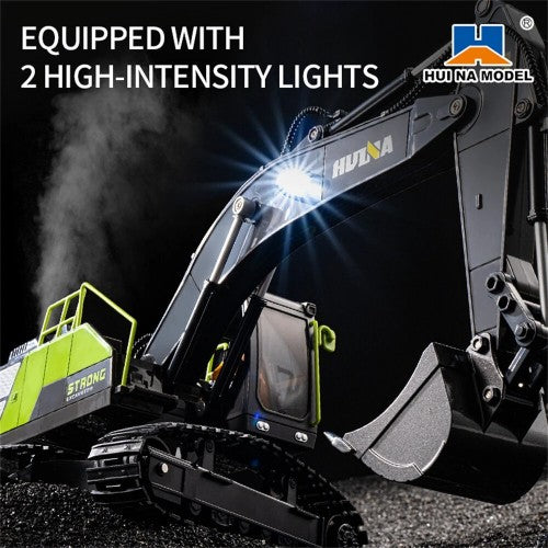 Huina 1661 Tracked Excavator with LED Lights