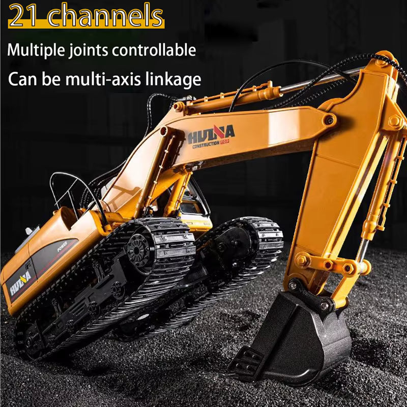 Huina 550HD RC Excavator with Metal Bucket