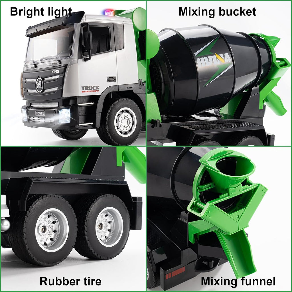 Huina 657 9CH RC Construction Mixer Truck