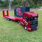 Huina RC Tractor Trailer Truck Side View