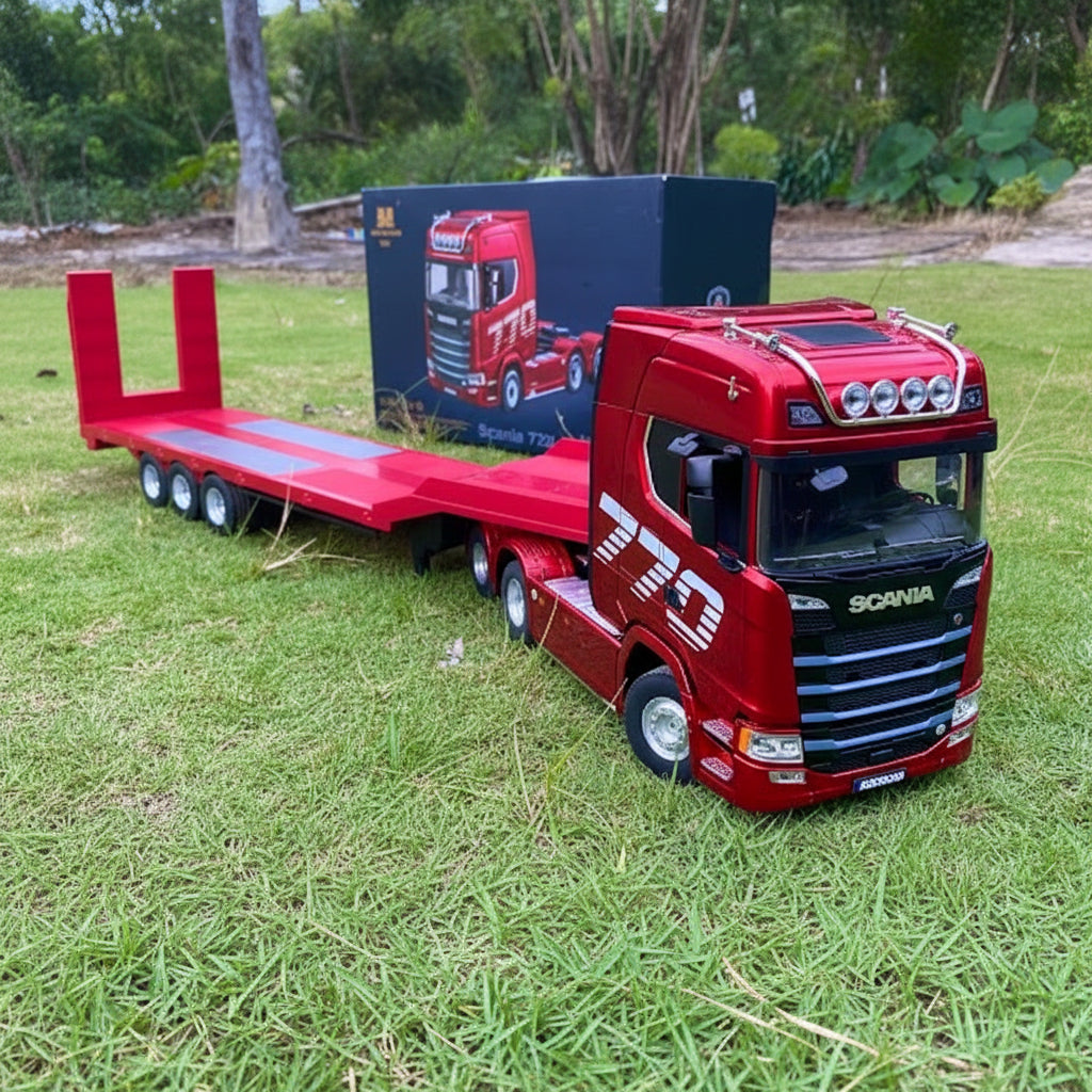 Huina RC Tractor Trailer Truck Side View