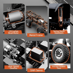 JJRC C8823 1:18 Mercedes-Benz Unimog 6WD RC Crawler 