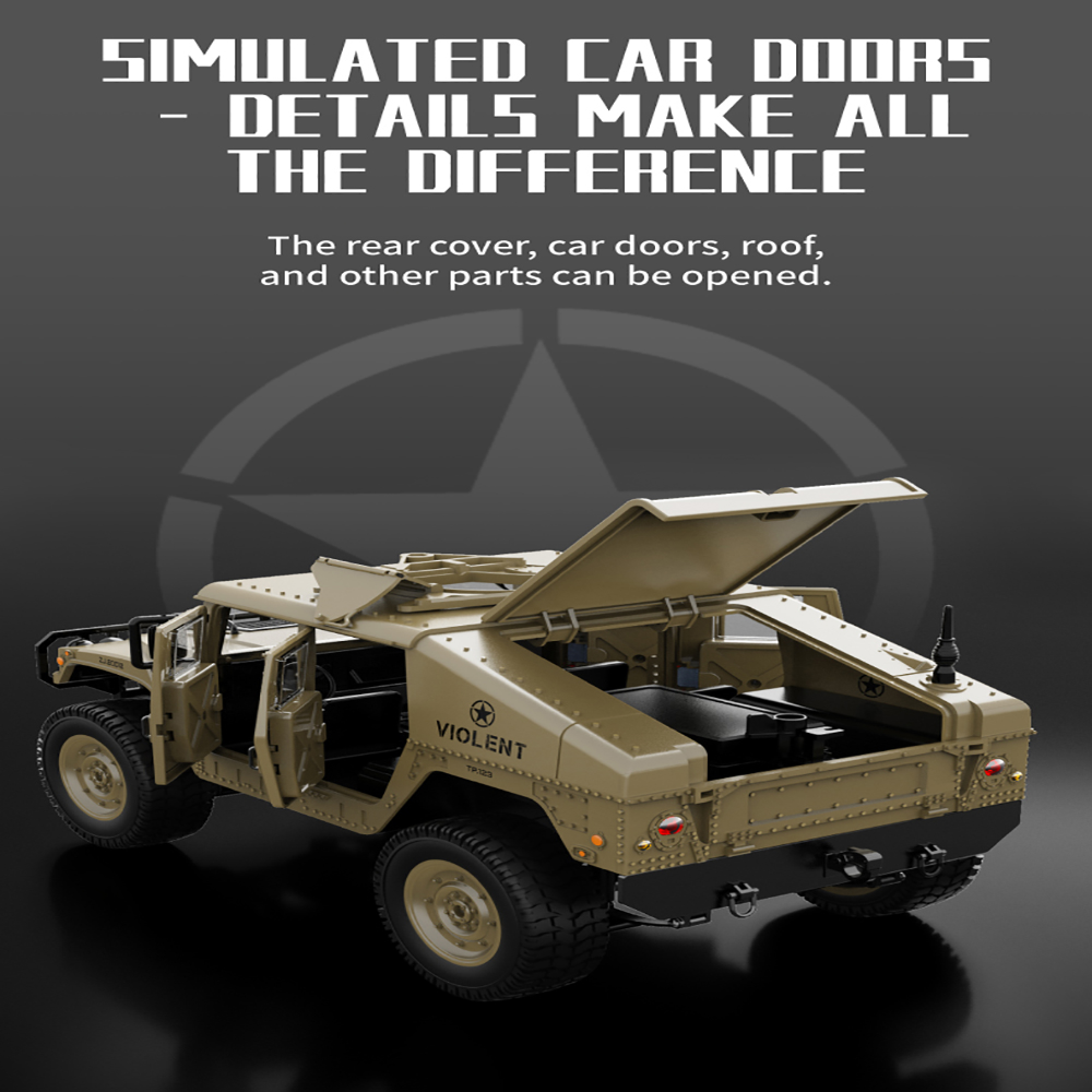 JJRC C8835 1:16 RC Military Jeep functions