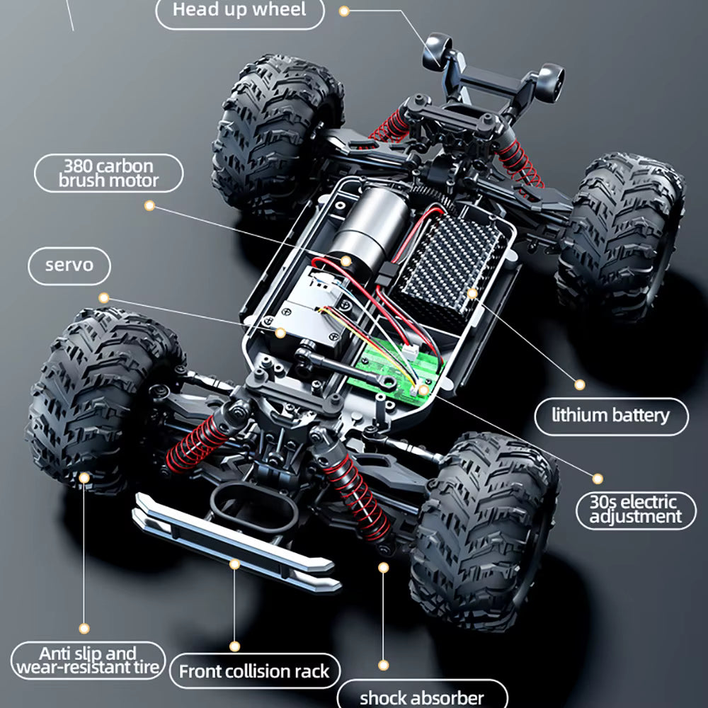JJRC C8838 Front View Off Road Truck