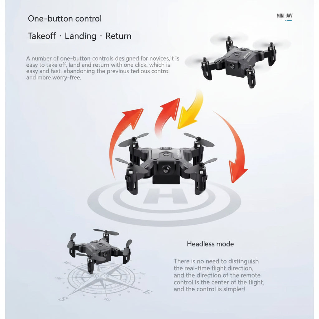 4DRC V2WIFI Camera WiFi Foldable Mini drone
