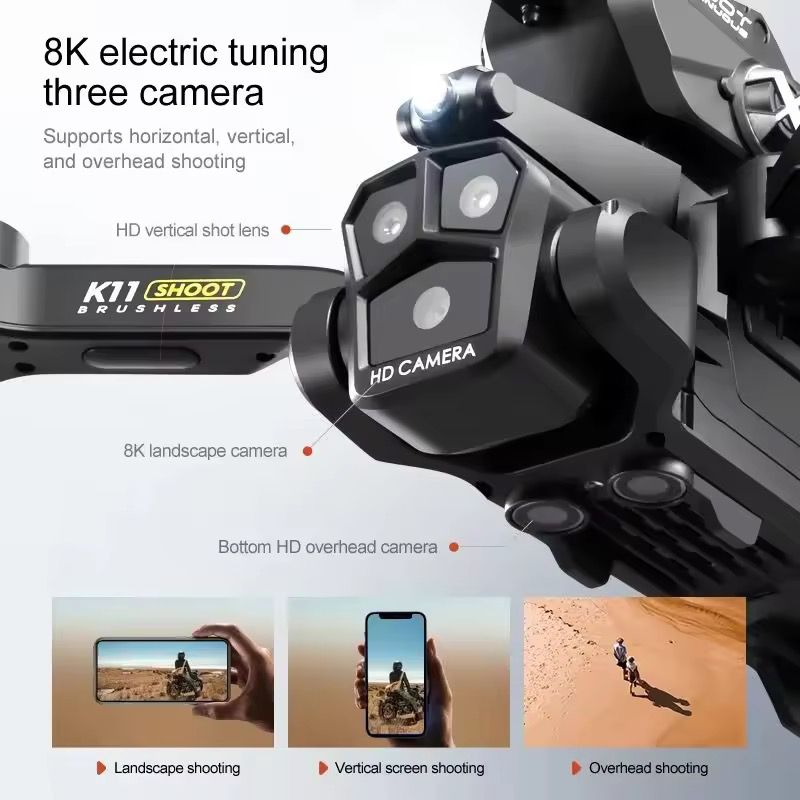 K11MAX Launching Water Bomb RC Camera Drone