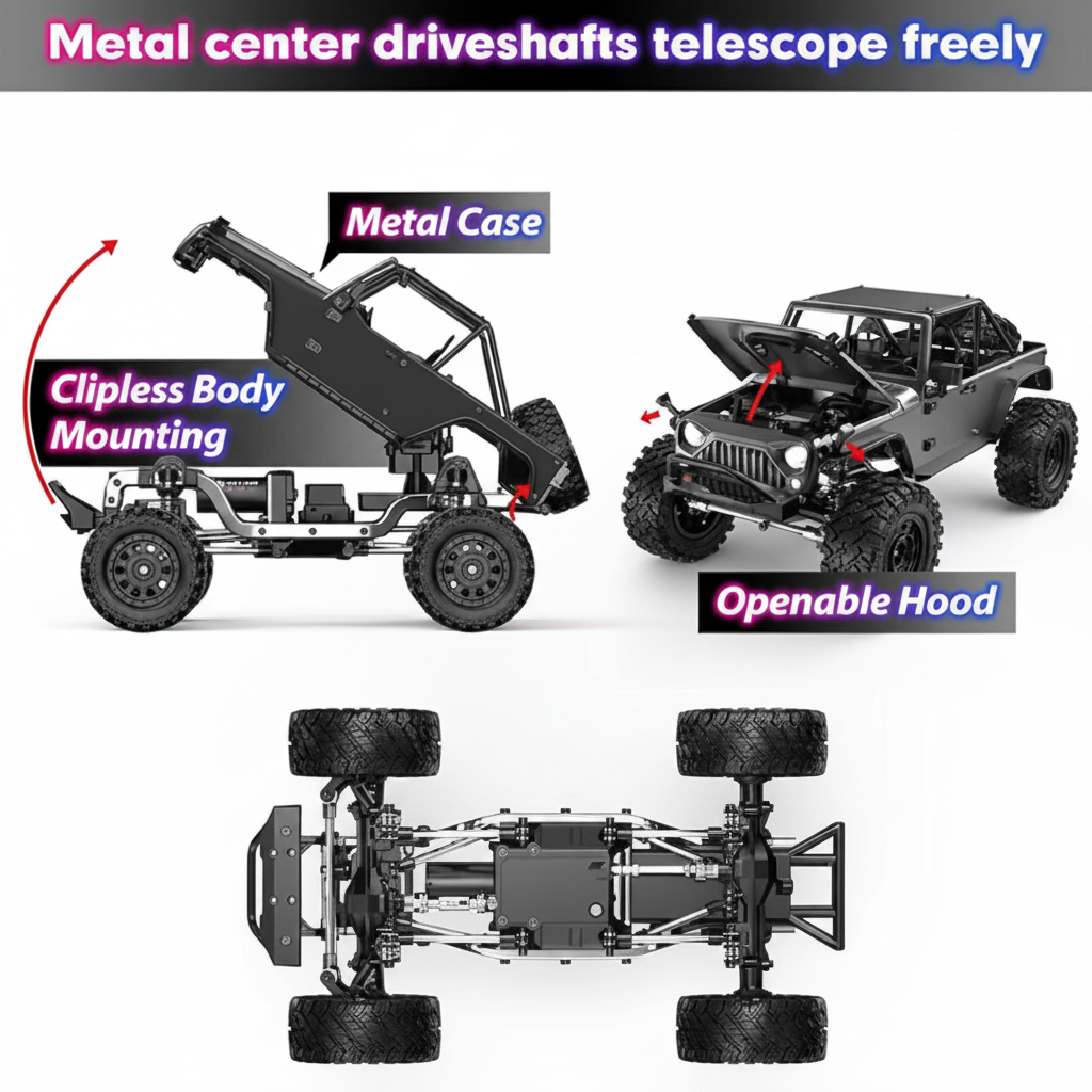 MJX H12Y Hyper Go 1:12 4WD RC Crawler