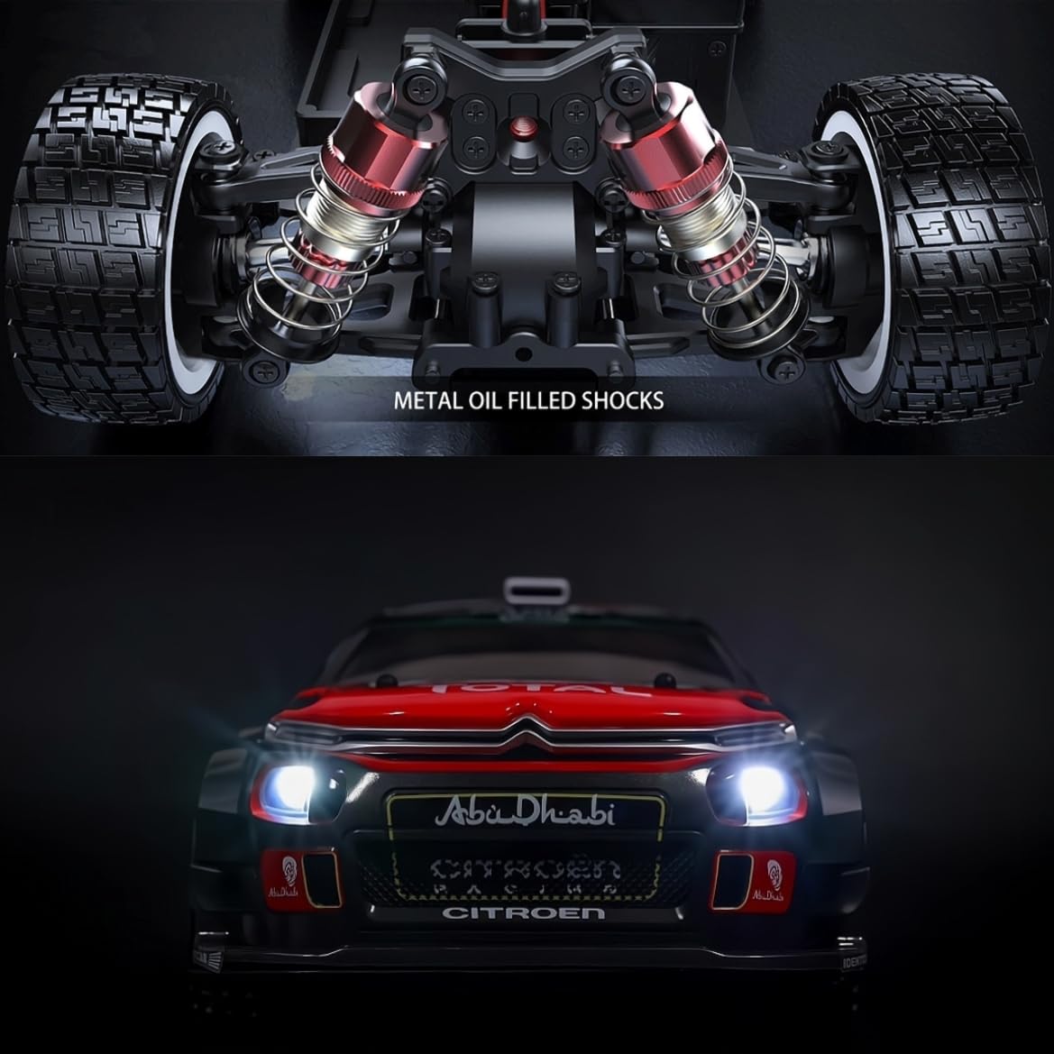 MJX Hyper Go 7303DC 1:7 Brushless RC Rally Car — 120A, Sensored, Battery & Charger (RTR) — 120A ESC