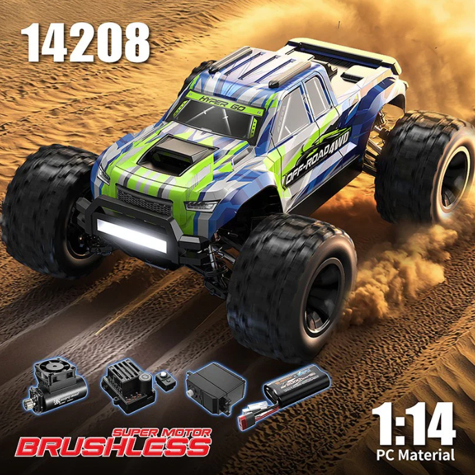 MJX Hyper Go 14208 1:14 Brushless RC Car 41km/h