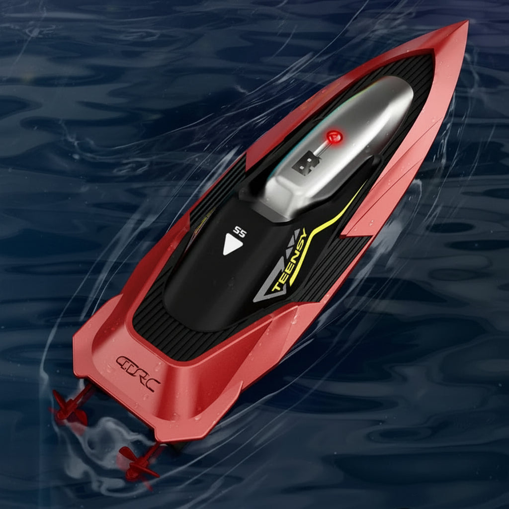 4DRC S5 Stunt Boat Side View